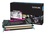 LEXMARK C746, C748 7K cartouche de toner magenta capacité standard 7.000 pages pack de 1 With returnprogram