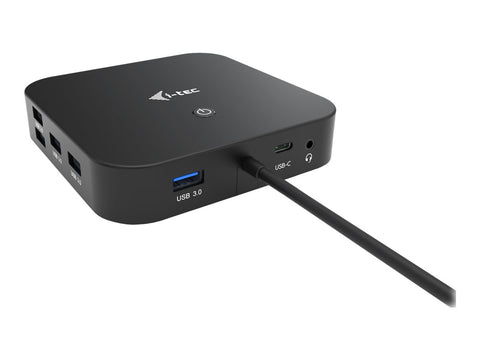 I-TEC USB-C Dual Display MST DS 1xDP 1xHDMI 1xGLAN 3xUSB 3.0 2x USB 2.0 1xUSB-C-Datei 1xAudio/Mic Jack 1x100W USB-C PD