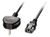 LINDY 5m IEC mains lead UK
