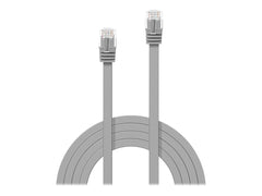 LINDY Cat.6 U/UTP Flat Cable 5m Grey