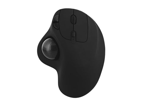 TNB ERGO DUAL CONNECT rechargeable ergonomic trackball mouse black