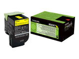 LEXMARK 802XY cartouche de toner jaune très haute capacité 4.000 pages pack de 1 retour program