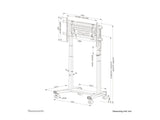 NEOMOUNTS MOVE Lift XL TV trolley 75-110p - motorised