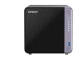 QNAP TS-432X-4G 4-bay NAS AL524 2.0GHz Quad Core 4Go DDR4 SODIMM Max. 16Go 10GbE SFP+