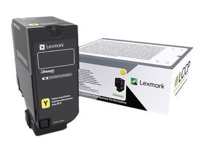 LEXMARK CS725 Cartouche de toner haute capacité Jaune 12K