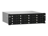 QNAP TL-R1620Sdc 16-bay 3U rackmount SAS 12Gbps JBOD expansion enclosure with SAS expander 12Gbps SAS/SATA 6Gbps drives