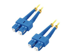 MCL SC/SC duplex singlemode 9/125 OS2 optical fiber - 3m