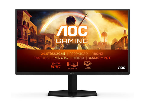 AOC 25G42E 24.5p Fast IPS FHD 180Hz 1ms 300cd/m2 HDMI 2.0 DP1.4