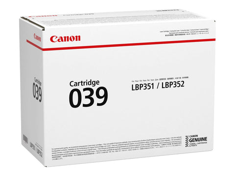 CANON CRG 039 toner standard capacity yield 11.000