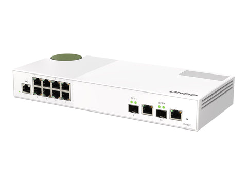 QNAP QSW-M2108-2C 8 port 2.5Gbps 2 port 10Gbps SFP+/ NBASE-T Combo web managed switch