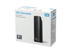 WD Elements 6TB HDD USB3.0 3,5inch RTL extern RoHS compliant black