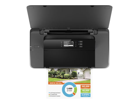HP Officejet 200 Mobile Printer Printer colour inkjet A4 1200x1200dpi 20ppm mono 19ppm colour 50sheets USB Wi-Fi