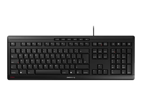 CHERRY STREAM KEYBOARD Clavier 105+10 touches USB noir (GB)