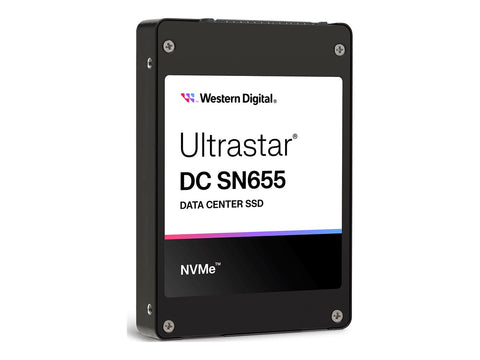 WESTERN DIGITAL Ultrastar DC SN655 U.3 15.36To PCIE TLC RI-1DW/D Dual Port BICS5 ISE