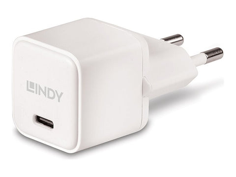LINDY 20W Type C PD Charger EU Plug