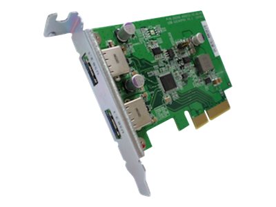 QNAP Dual-port USB 3.1 Type-A Gen 2 10Gbps PCIe card