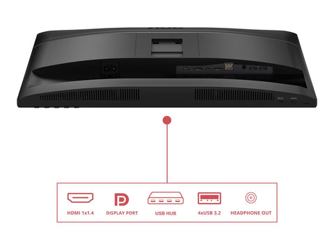 AOC 24E4CV 23.8p FHD IPS 120Hz 4ms 300cd/m2 HDMI DP USB-C PD90W Speakers Pivot