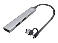 I-TEC USB-A/USB-C Metal HUB USB-C 3.1 + 3xUSB 2.0