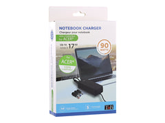 TNB Universal Power Supply For Notebooks Up To 17p Compatible With Most 19V Powered Notebooks 90W Max 9 Adapters