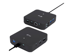 I-TEC USB-C DS 2 x HDMI 1x DP 1x GLAN 1x USB-C 3.2 3x USB-A 3.2 2x USB 2.0 1x 3.5mm Audio/Mic 1x 100W USB-C Power Delivery