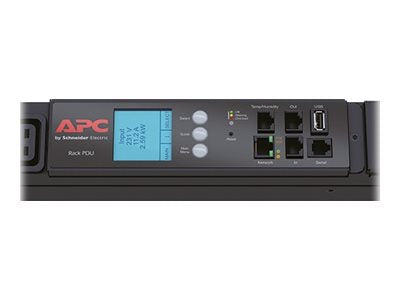 APC Rack PDU 2G Metered ZeroU 17.2kW 208V 6 C13 12 C19
