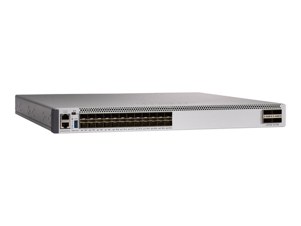 CISCO Catalyst 9500 1U RM Network Essentials L3 Managed Switch 1xCPU 2.4GHz 16GB RAM 16GB Flash 24x25GbE