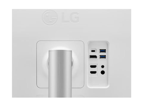 LG 27UP850K-W.AEU Écran LED - 27p - 3840 x 2160 4K UHD - IPS - 400 cd/m² - 1200:1 - DisplayHDR 400- 5ms - 2xHDMI, DP hauts parleurs