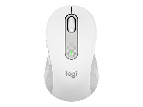 LOGITECH Signature M650 L Mouse large size optical 5 buttons wireless Bluetooth 2.4 GHz Bolt USB receiver off-white