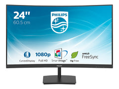 PHILIPS 241E1SC/00 23.6p Curved VA WLED 1920x1080 16:9 250cd/m2 4ms 75Hz HDMI VGA D-SUB