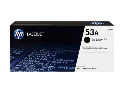 HP 53A original LaserJet Toner cartridge Q7553A black standard capacity 3.000 pages 1-pack