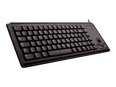 CHERRY mechanical keyboard with 84 keys Low profile black USB integrated mechanical trackball (FR)