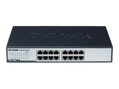 D-LINK SWITCH 16 PORTS 10/100/1000 MBPS RACKABLE - NON MANAGEABLE