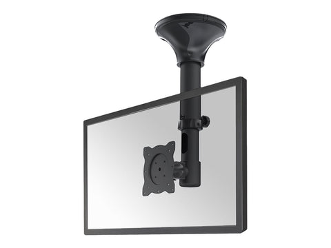 NEOMOUNTS FPMA-C025BLACK Support de plafond pour écran de 10-30p - h 37-47 cm - inclinable