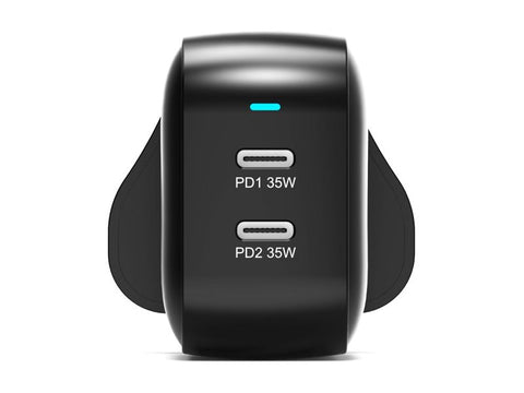 PORT DESIGNS Wall Charger Type-C PD 35W GaN + CtoC Cable 2m - EU