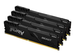 KINGSTON 32Go 3200MHz DDR4 CL16 DIMM Kit of 4 FURY Beast Black