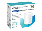 TP-LINK AX3000 Whole Home Mesh Wi-Fi 6 Unit 574Mbps at 2.4GHz + 2402Mbps at 5GHz 2xInternal Antennas 3xGigabit Ports WAN/LAN