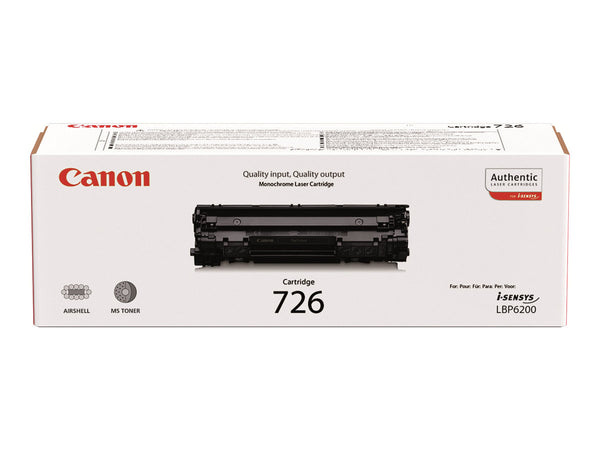 CANON CRG-726 cartouche de toner noir capacite standard 2.100 pages pack de 1
