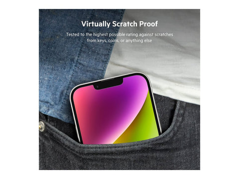 BELKIN ScreenForce Pro UltraGlass Anti-Microbial Screen Protection for iPhone 14 Plus/13 Pro Max