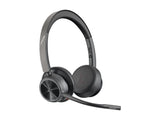 HP Poly Voyager 4320-M Voyager 4300 series headset on-ear Bluetooth wireless wired USB-A black Zoom Certified MS Teams