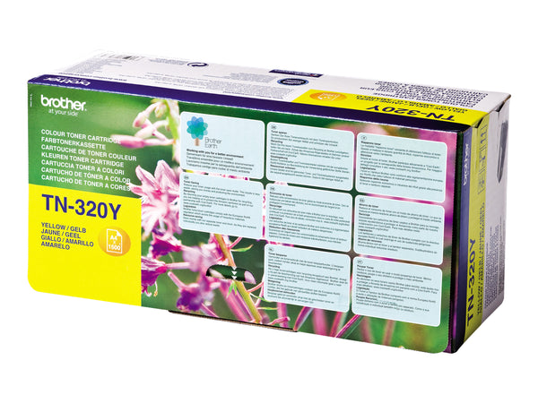 BROTHER TN-320 cartouche de toner jaune capacité standard 1.500 pages pack de 1