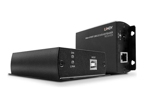 LINDY 140m 4 Port USB 2.0 Cat.6 Extender