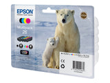 EPSON 3LB 26 ink cartridge black and tri-colour standard capacity 19.7ml 1-pack RF-AM blister w/s