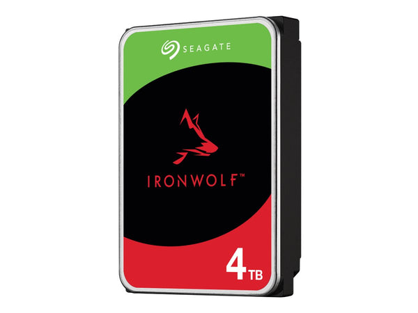 SEAGATE NAS HDD 4TB IronWolf 5400rpm 6Gb/s SATA 256MB cache 3.5inch 24x7 CMR for NAS and RAID rackmount systems BLK