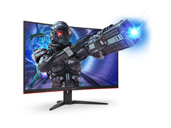 AOC C32G2ZE/BK 31.5p LCD MONITOR HDMI DisplayPort
