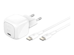 BELKIN 30W USB PD Wall Charger with PPS WHT w/1m C-C