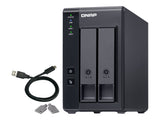 QNAP TR-002 2 Bay USB Type-C Direct Attached Storage with Hardware RAID
