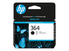 HP 364 original Ink cartridge CB316EE BA1 black standard capacity 6ml 250 pages 1-pack with Vivera Ink cartridge