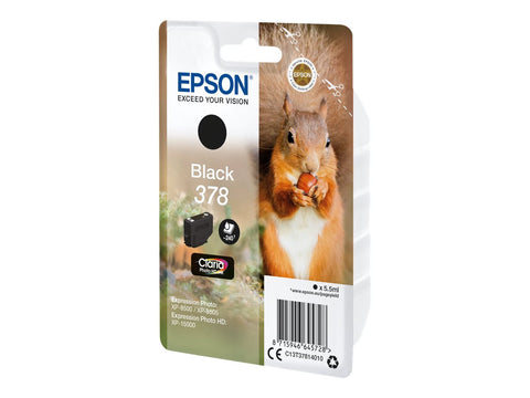 EPSON 5LB 378 Black Ink Cartridge with security w/s