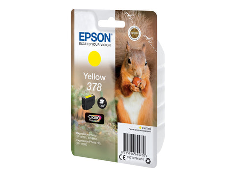 EPSON 4LB Singlepack Yellow 378 Eichhörnchen Clara Photo HD Ink