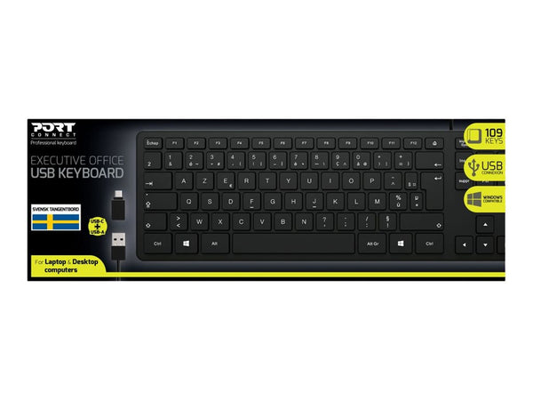 PORT DESIGNS Office Keyboard Executive - SW